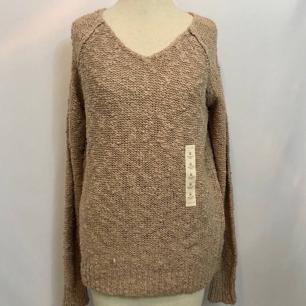 Sonoma Brown V-Neck Sweater